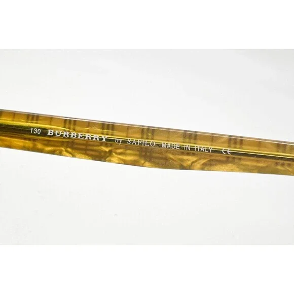 Burberry by Safilo Eyeglasses Frames Plaid Temples Made in Italy Women - Picture 6 of 7